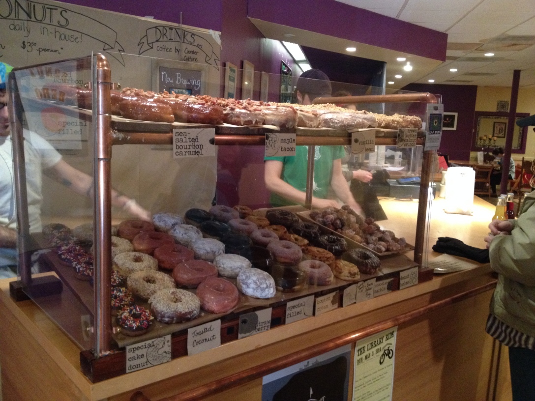donut display case